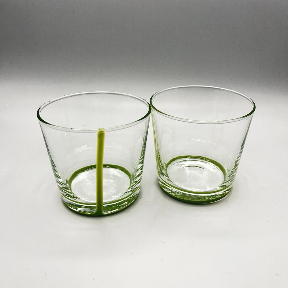 Green Glasses - Set Of 2